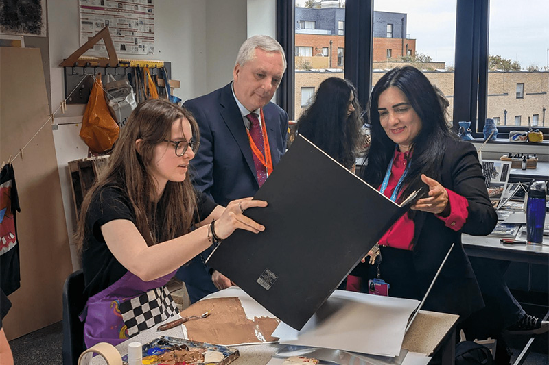 Daniel Francis MP visit to Bexley Campus